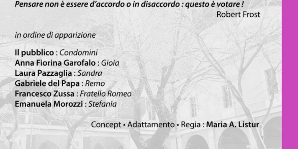 “Riunione di condominio 2023” Compagnia Circolare O